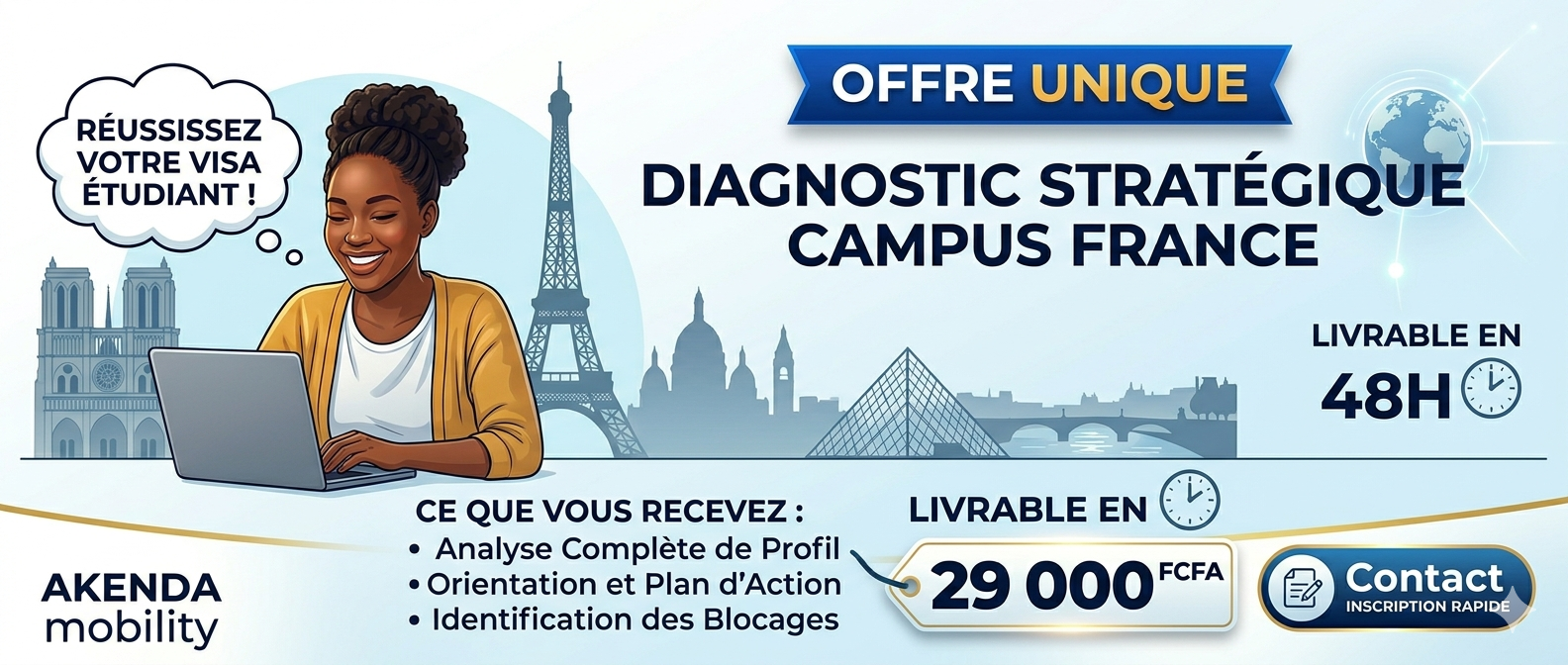 Diagnostic stratégique Campus France – Projet étudiant France